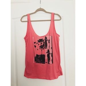 Pink Hurley tank top
